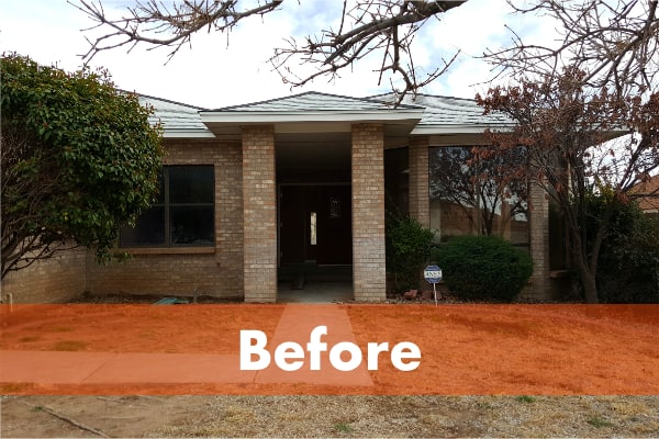 Example House High Desert Property Solutions Bought for Cash and Flipped in Albuquerque | Before Image | Freedom Way